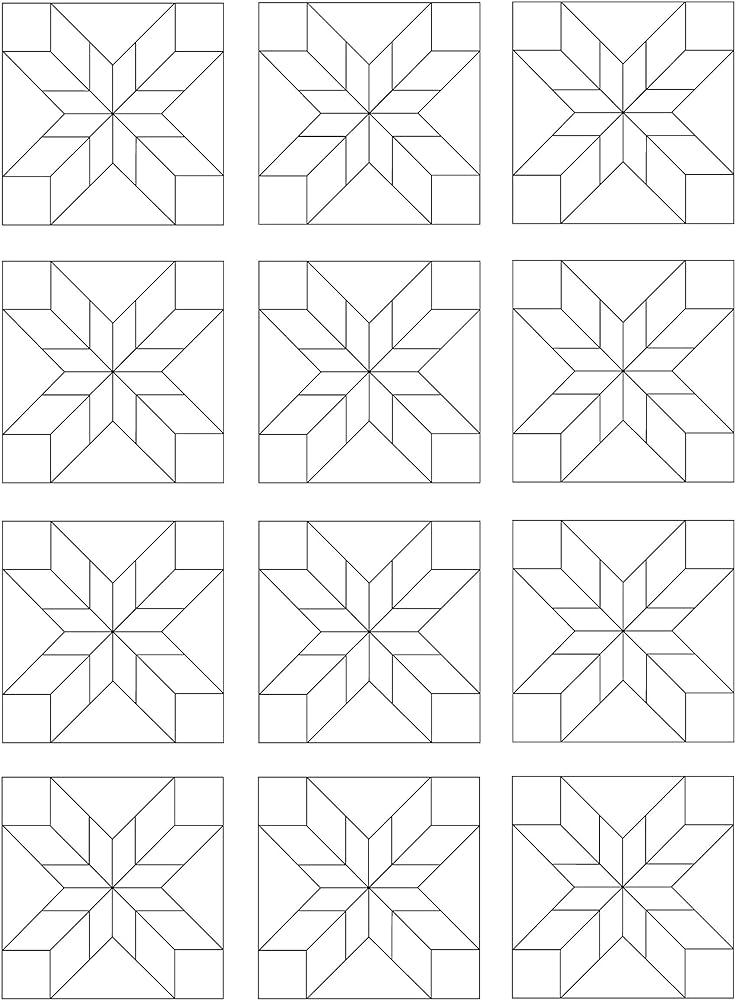 Coloring book of quilt blocks designs landauer individual blocks and full quilts to color each inspired by classic designs experiment with color variations without risking your fabrics editors at