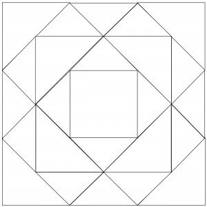 Gentlemans fancy quilt block scissortail quilting