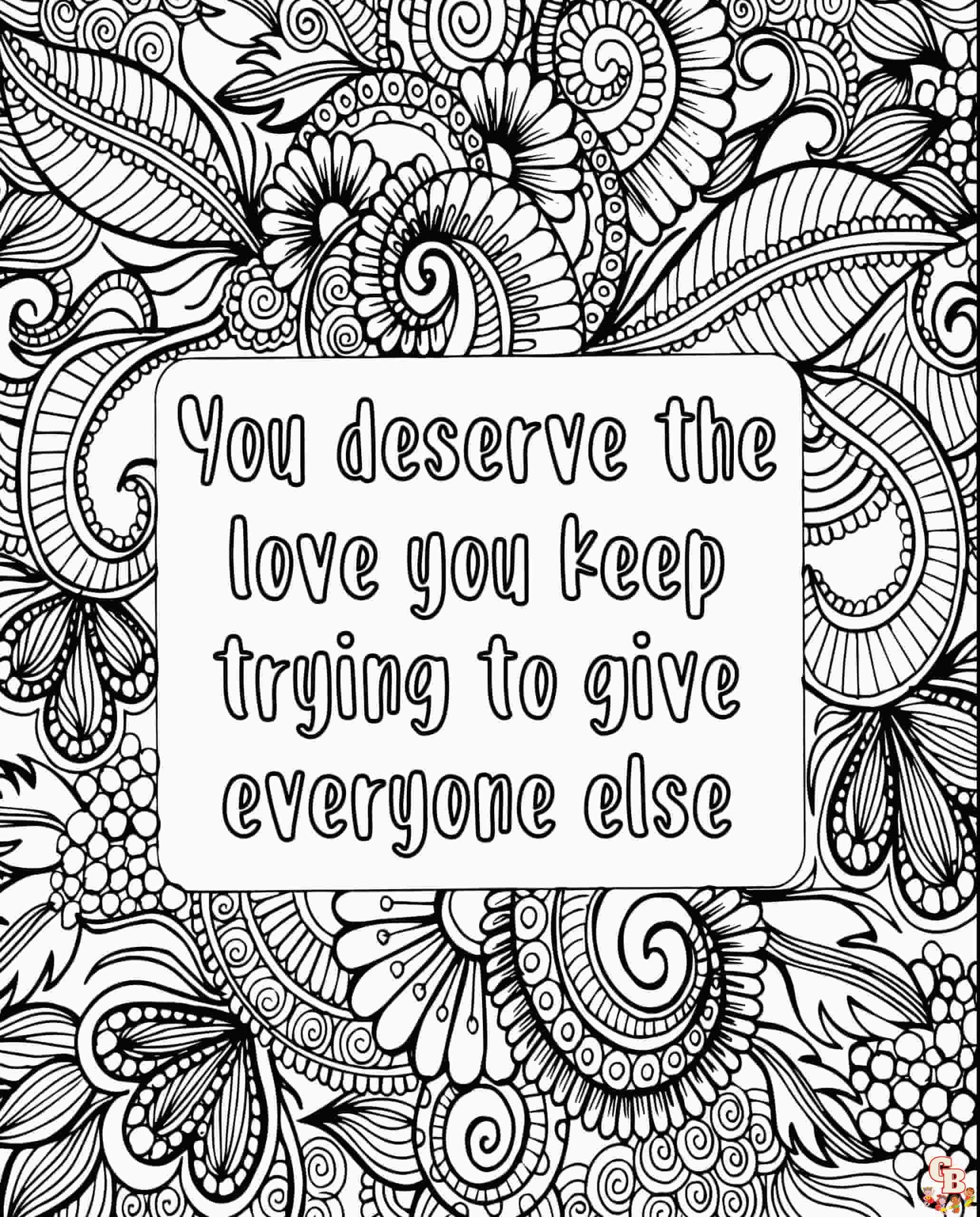 Printable quotes coloring pages free for kids and adults