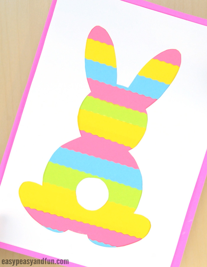 Printable easter silhouette craft