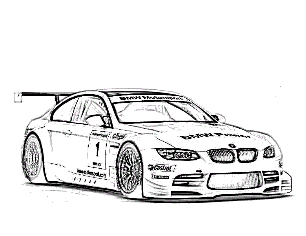 Free printable race car coloring pages for kids