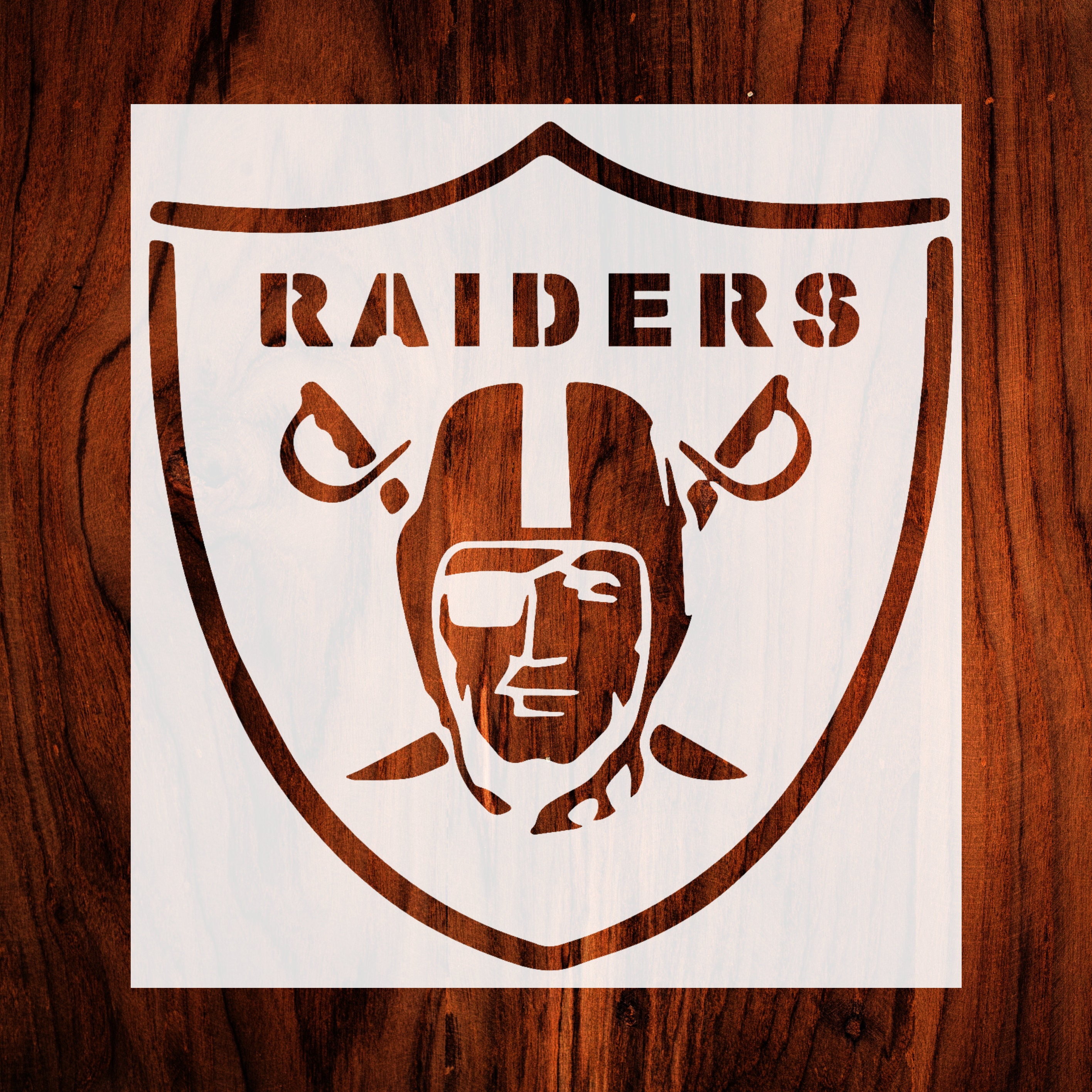 Raiders stencil