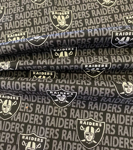Fabric traditions las vegas raiders cotton fabric mini print