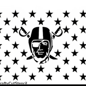 Raiders stencil