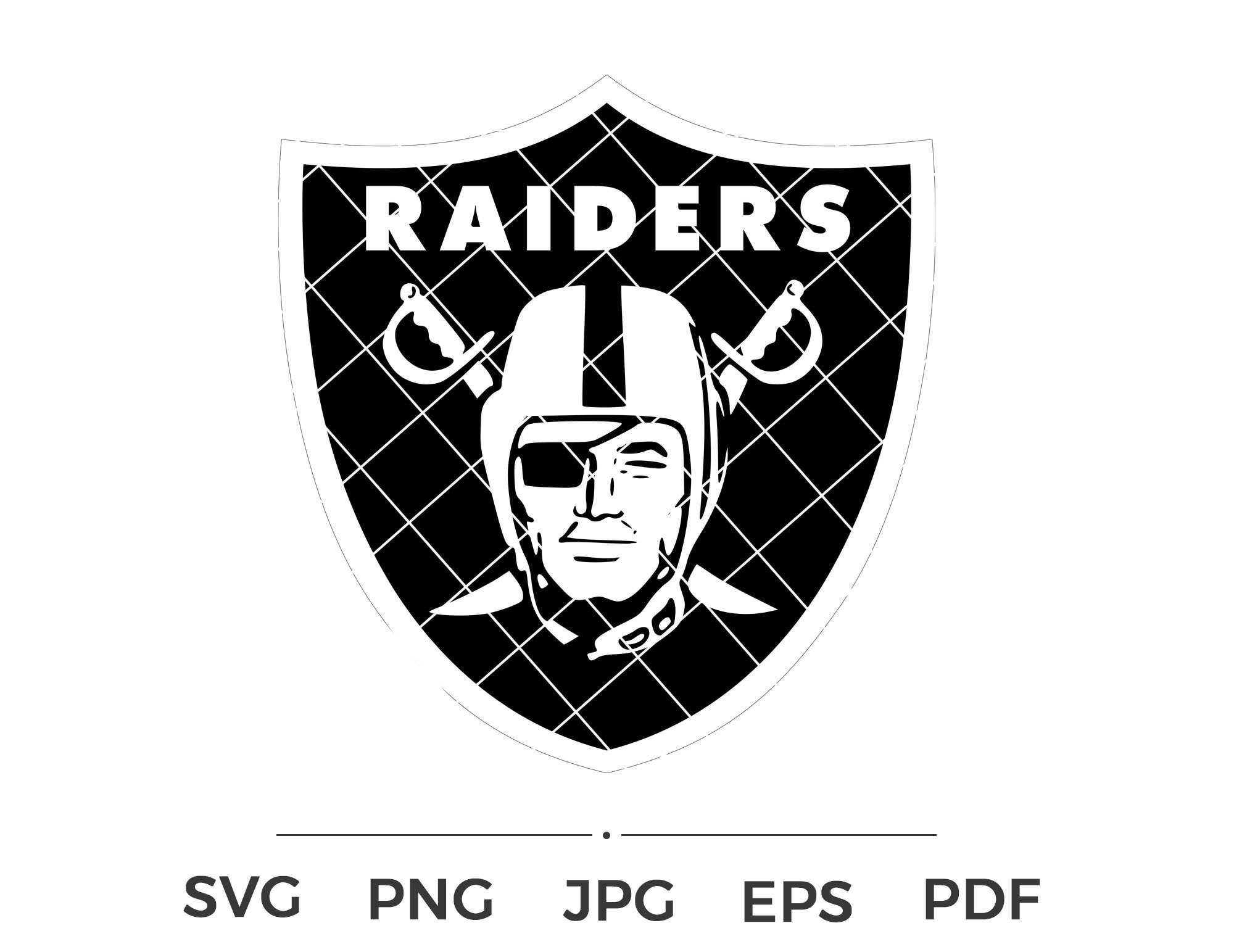 Raiders football art
