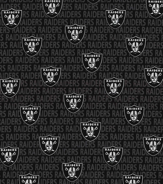 Fabric traditions las vegas raiders cotton fabric mini print