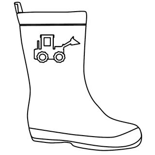 Rain boots coloring pages gãrselde bin gãrsel bulundu
