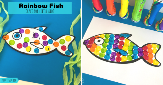 Rainbow fish craft