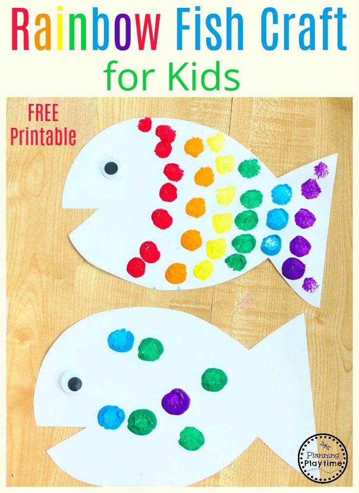 Rainbow fish craft
