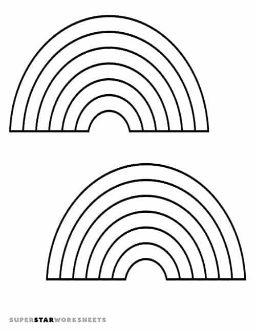 Rainbow template