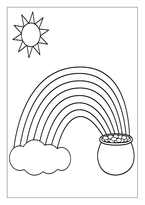 Rainbow coloring pages printable coloring sheets