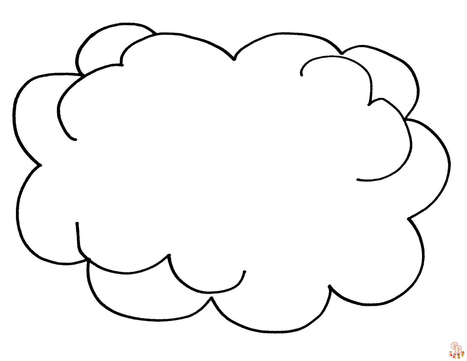 Cloud coloring pages printable and free coloring pages of clouds