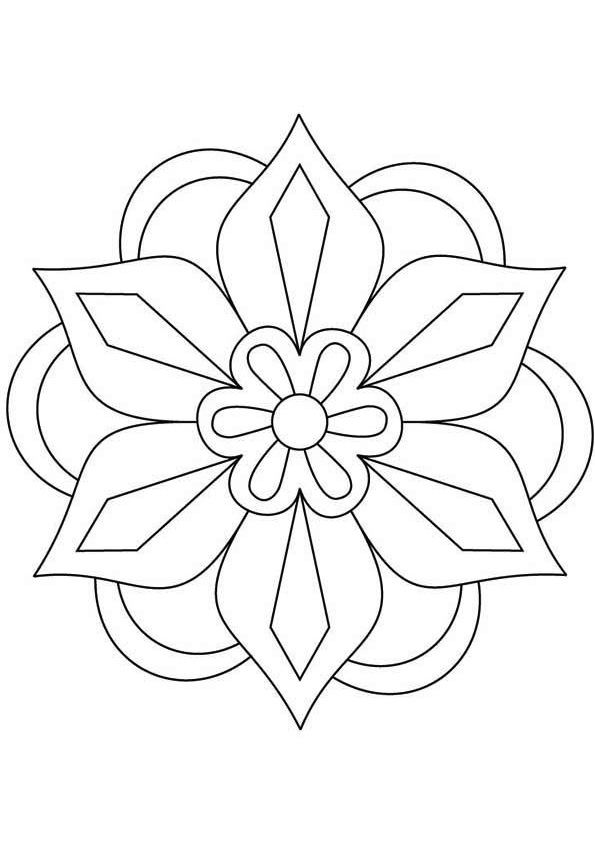 Coloring pages diwali rangoli coloring pages