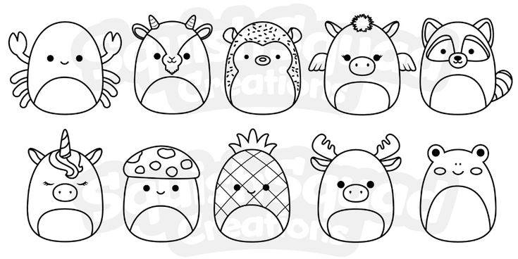 Squishmallow coloring page ideas coloring pages cute coloring pages cool coloring pages