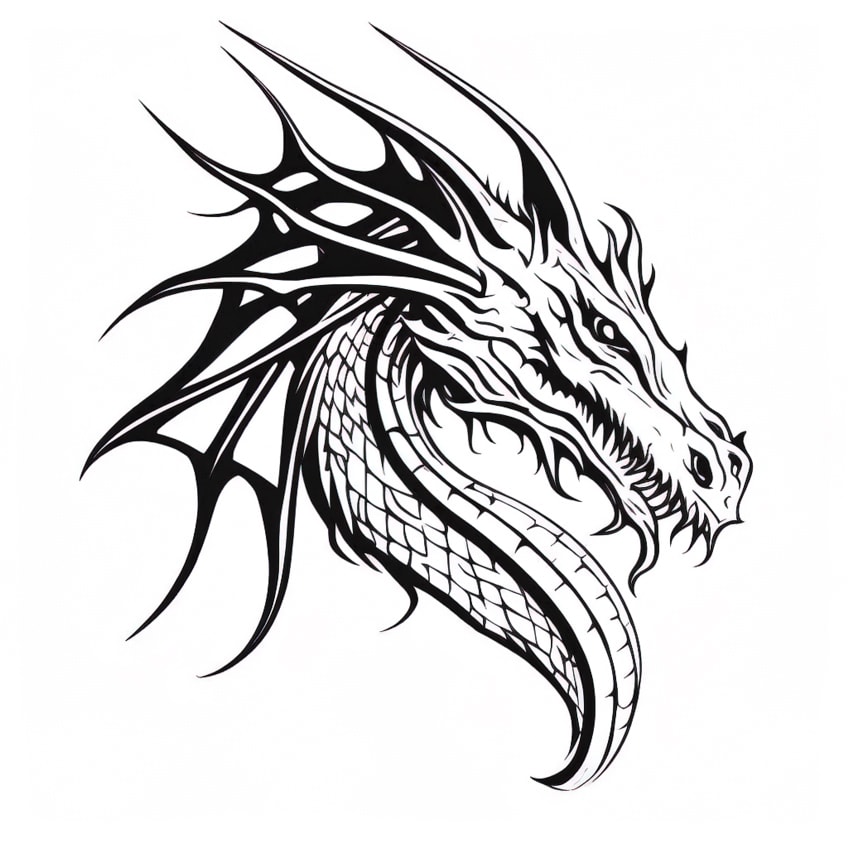 Dragon coloring pages