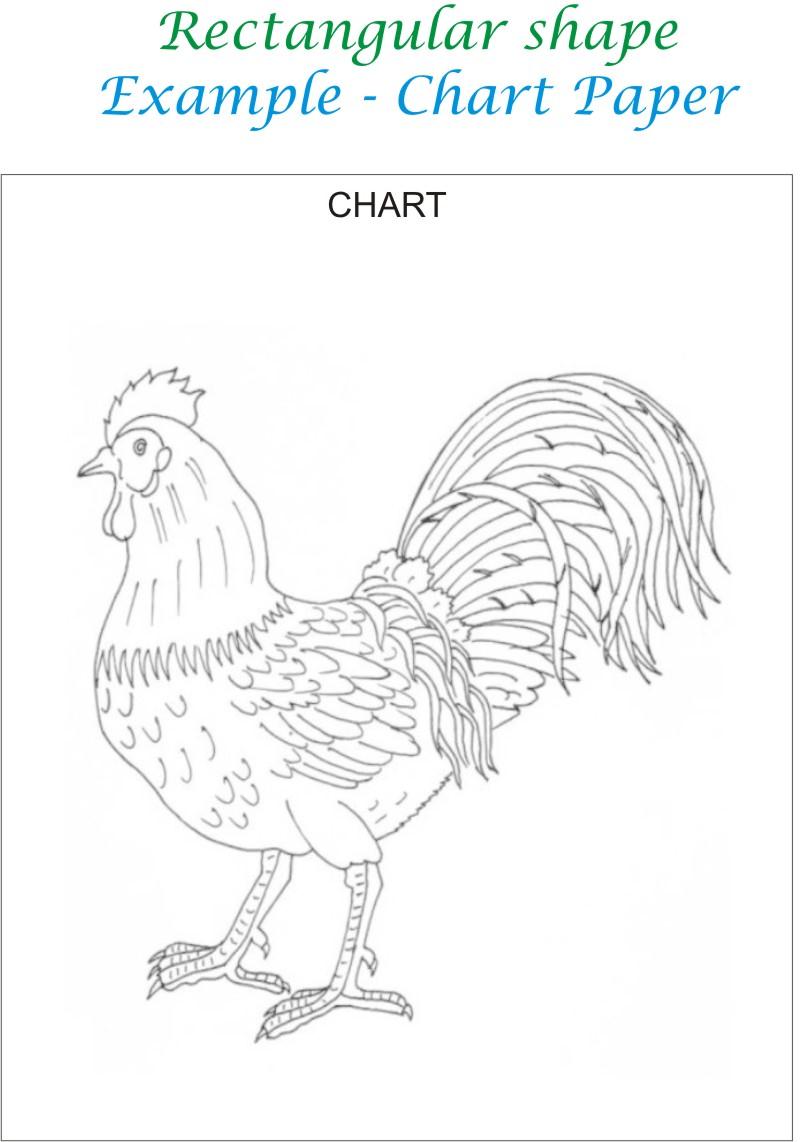 Rectangular shape coloring printable page for kids