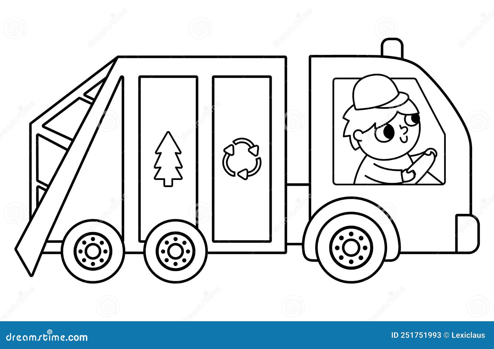 Recycling coloring page stock illustrations â recycling coloring page stock illustrations vectors clipart
