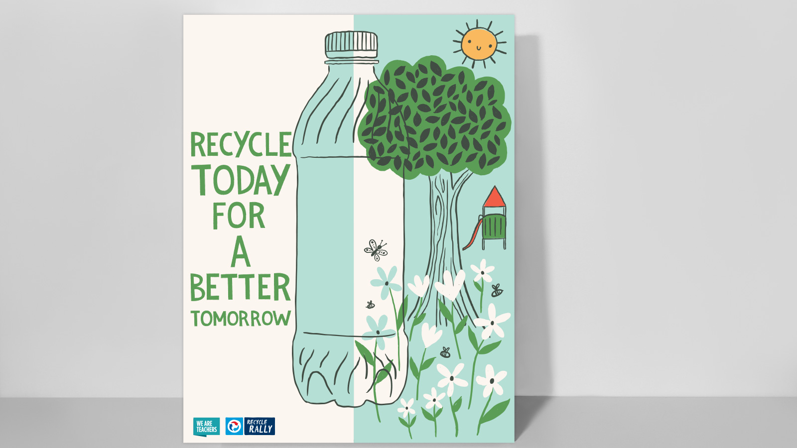 Free recycling poster printable recycle today for a better tomorrow