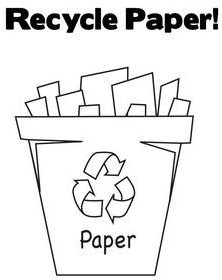 Recycling coloring pages printable for free download
