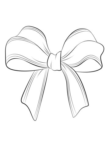 Christmas bow coloring page bow drawing christmas bows free printable coloring pages