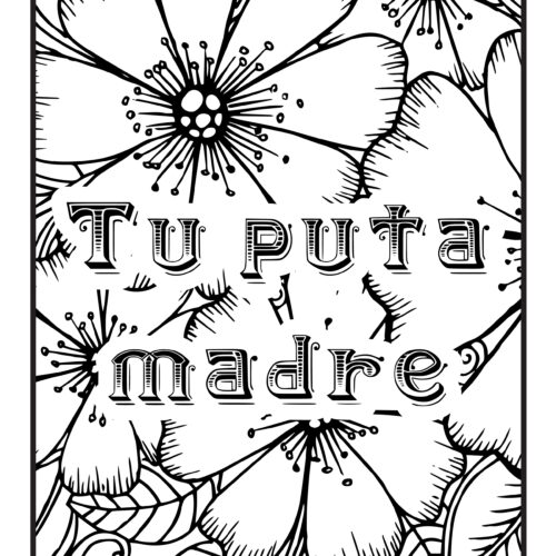 Color your way to fluency spanish swear words coloring pages and worksheets made by teachers
