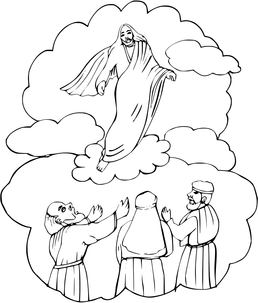 Religious easter coloring pages