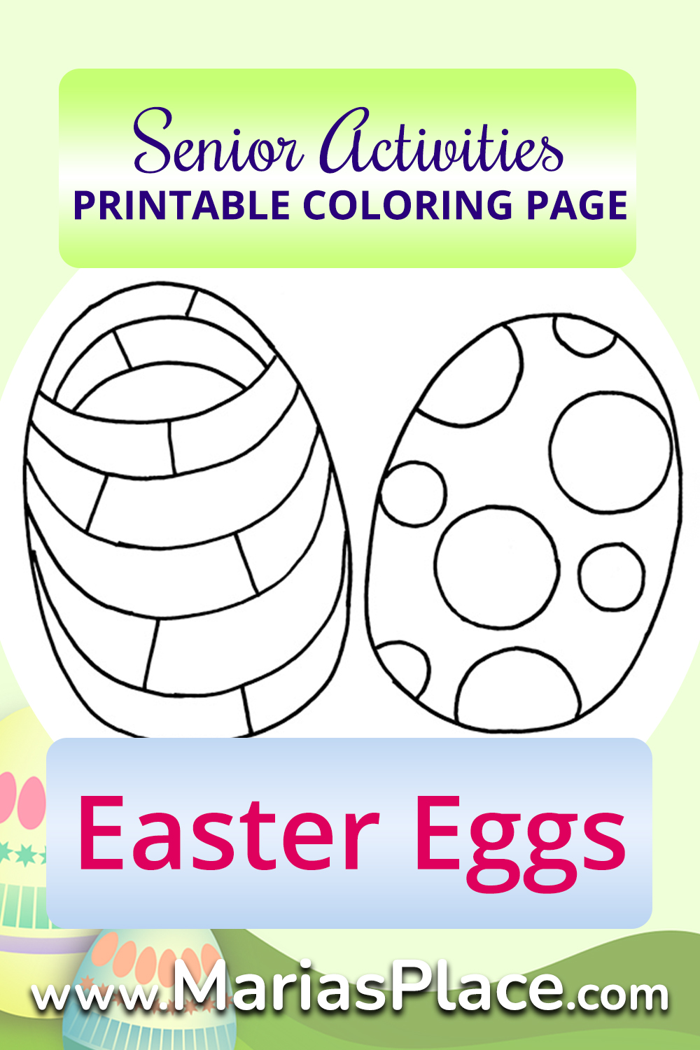 Easter eggs coloring