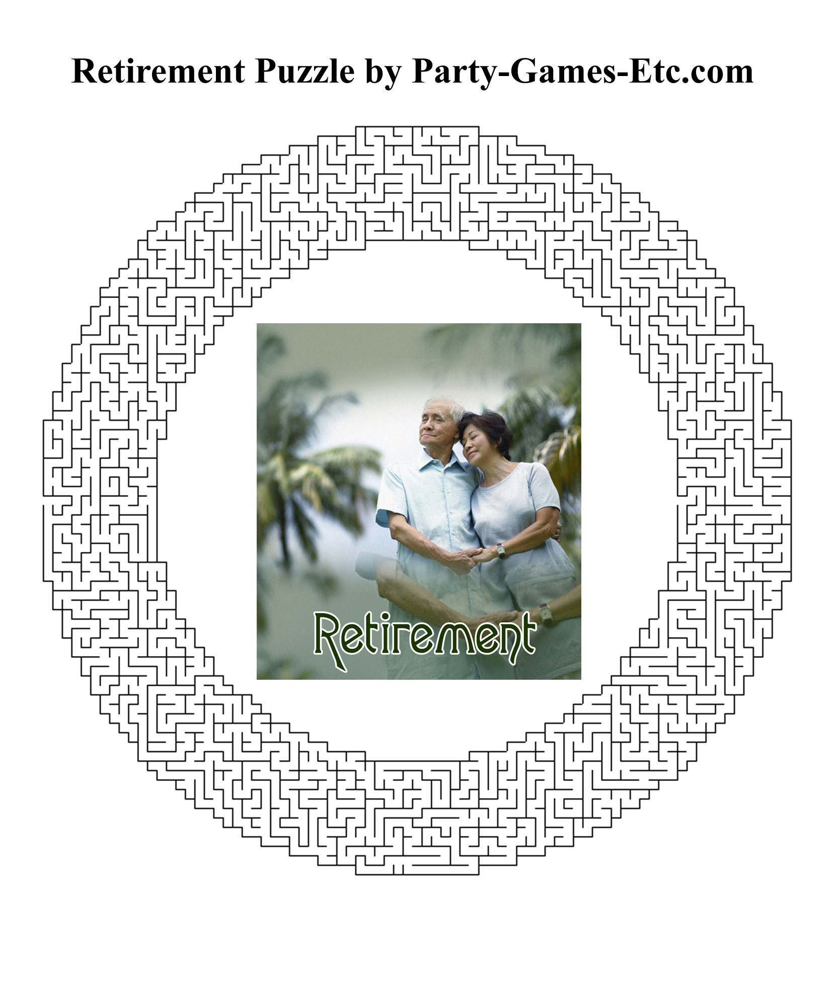 Retirement party games free printable games and activities for a theme celebration
