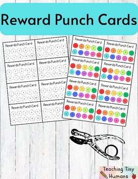Reward punch cards tpt