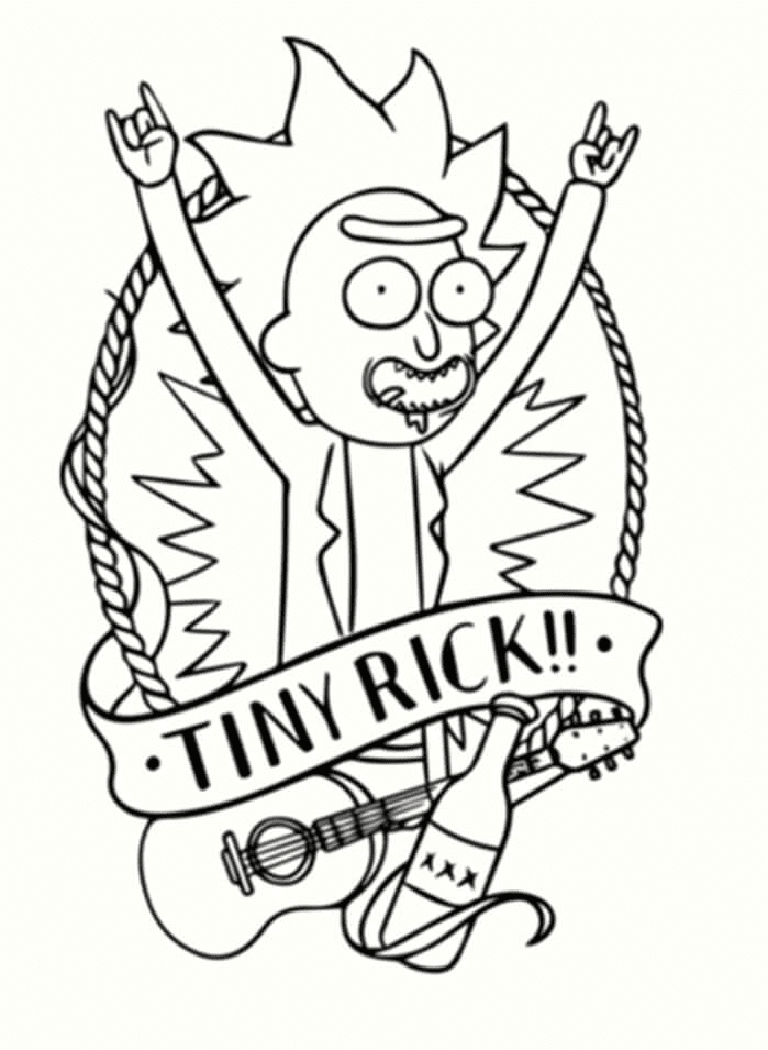 Rick and morty coloring pages printable for free download