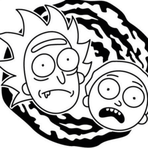 Rick and morty coloring pages printable for free download