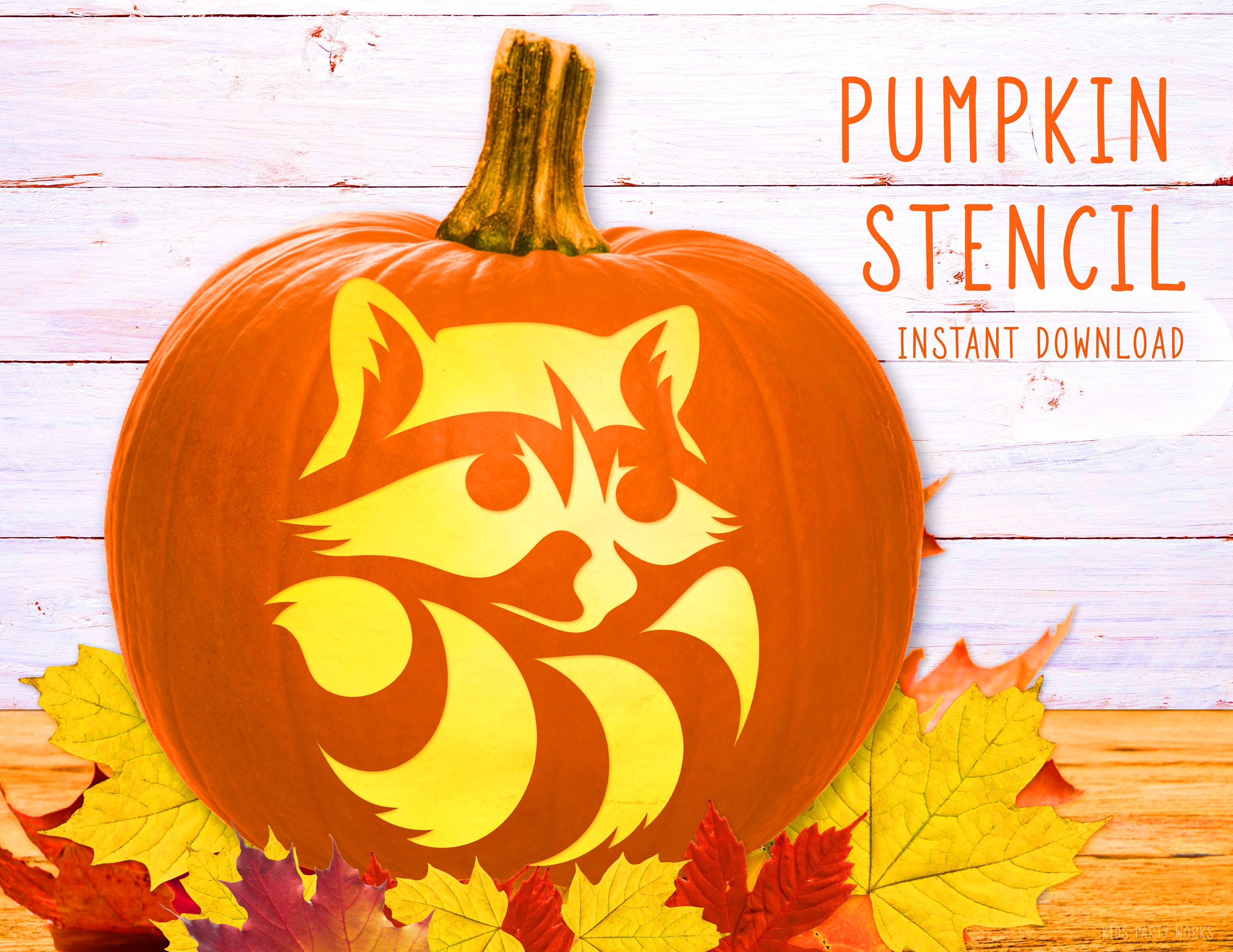 Pumpkin stencils