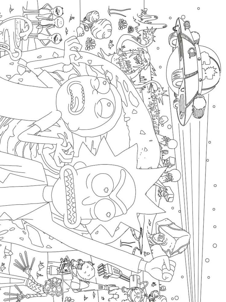 Desenhos de rick e morty para lorir para grãtis e imprimir abstract loring pages loring book art mini drawings
