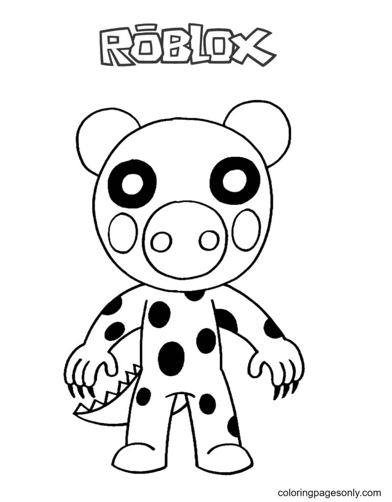 Piggy coloring pages