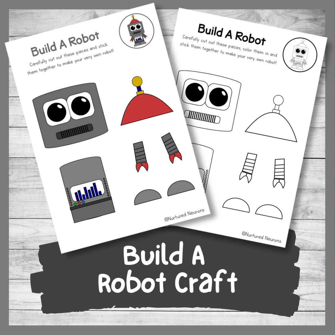 Build a robot craft awesome printable