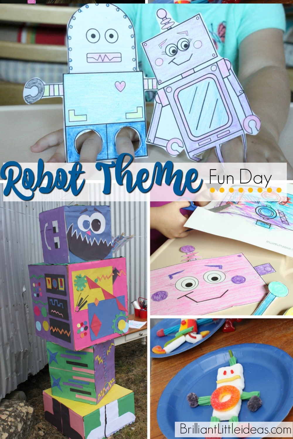 Robot theme fun friday brilliant little ideas