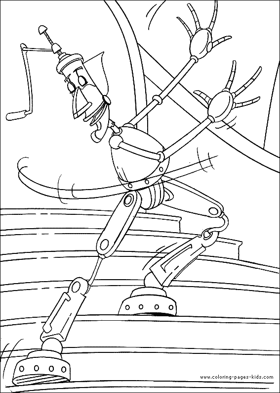 Robots coloring pages