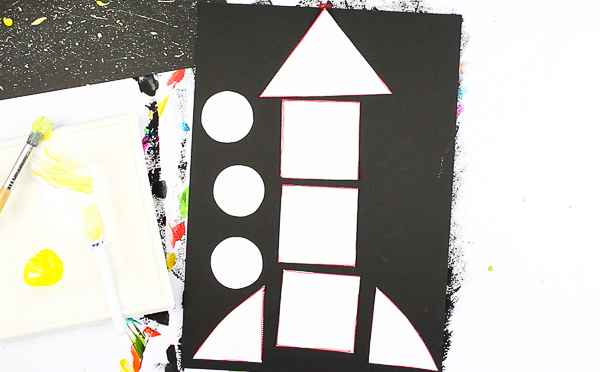 Printable rocket ship for kids
