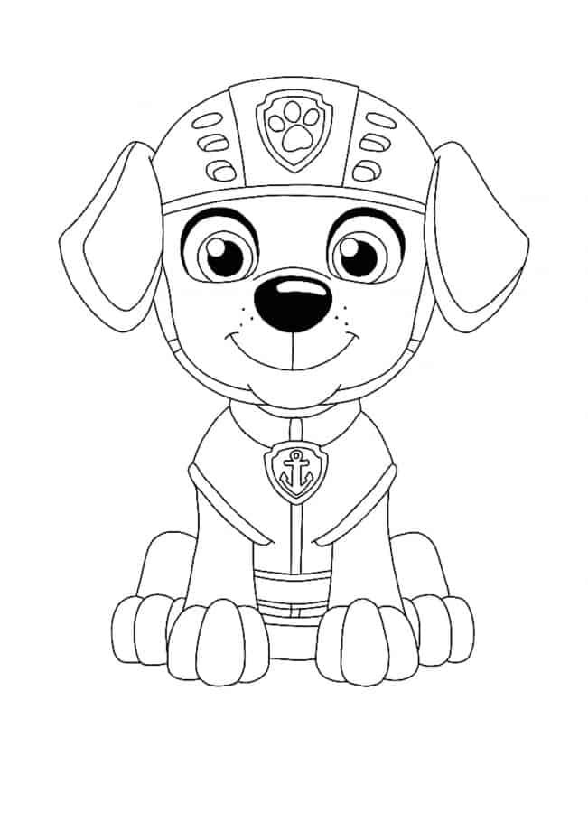 Paw patrol coloring pages