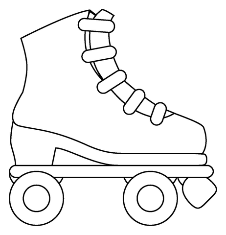 Roller skate emoji coloring page free printable coloring pages