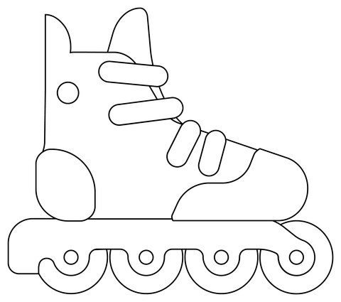 Roller skates coloring page free printable coloring pages