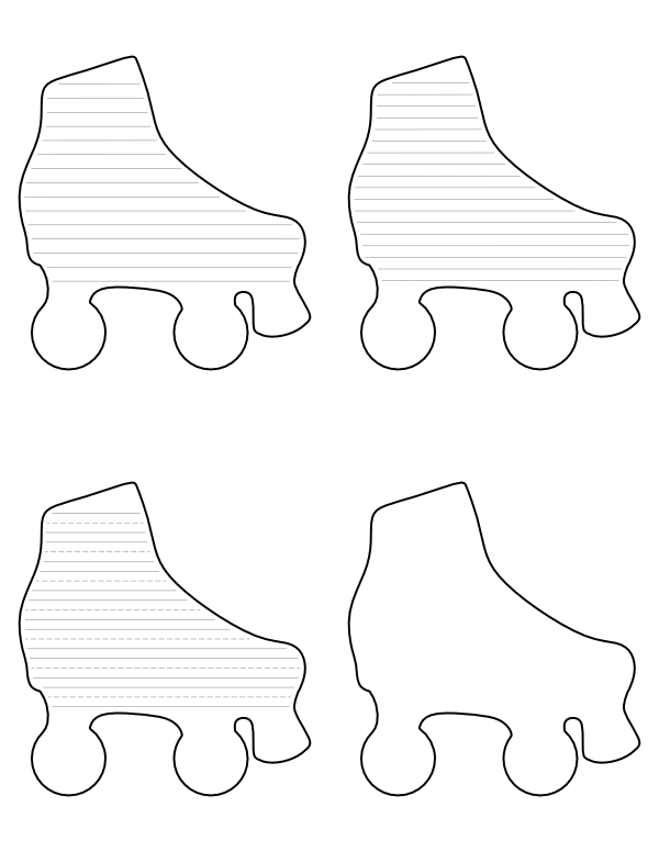 Free printable roller skates