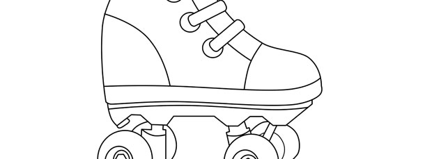 Rollerskate template â large