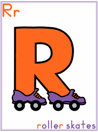 Alphabet letter r roller skates preschool lesson plan printable activities and worksheets