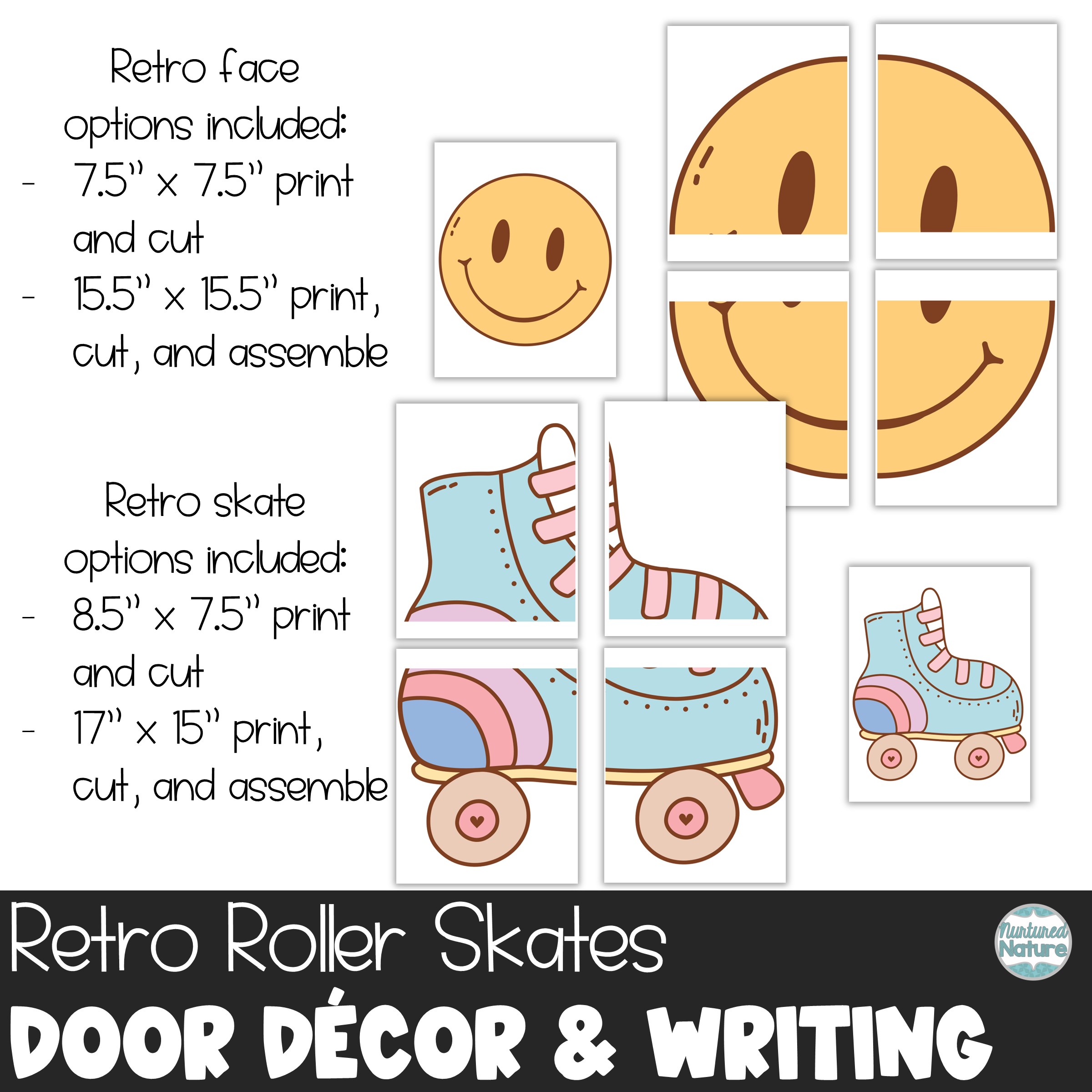 Retro roller skate