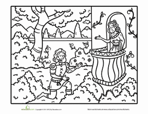 Romeo and juliet worksheet education romeo and juliet coloring pages history for kids