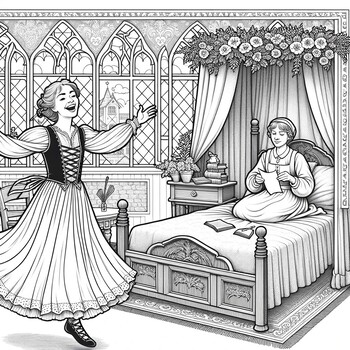 Romeo and juliet coloring pages tpt