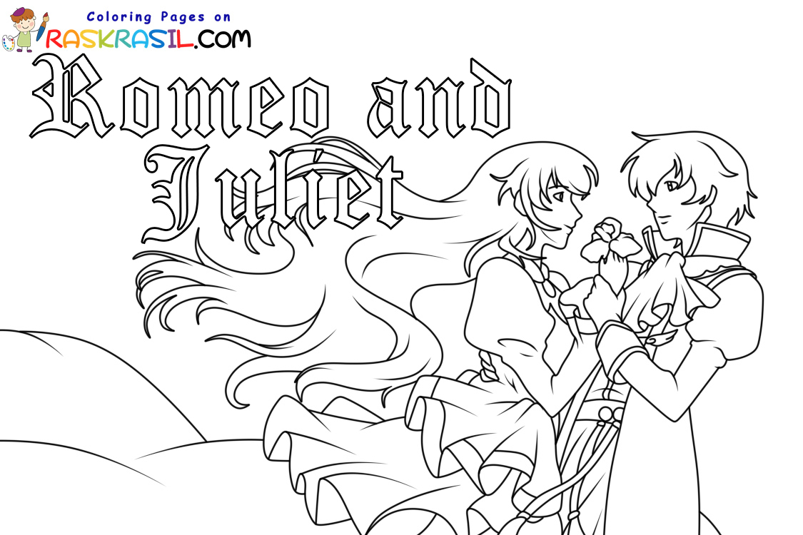 Romeo and juliet coloring pages