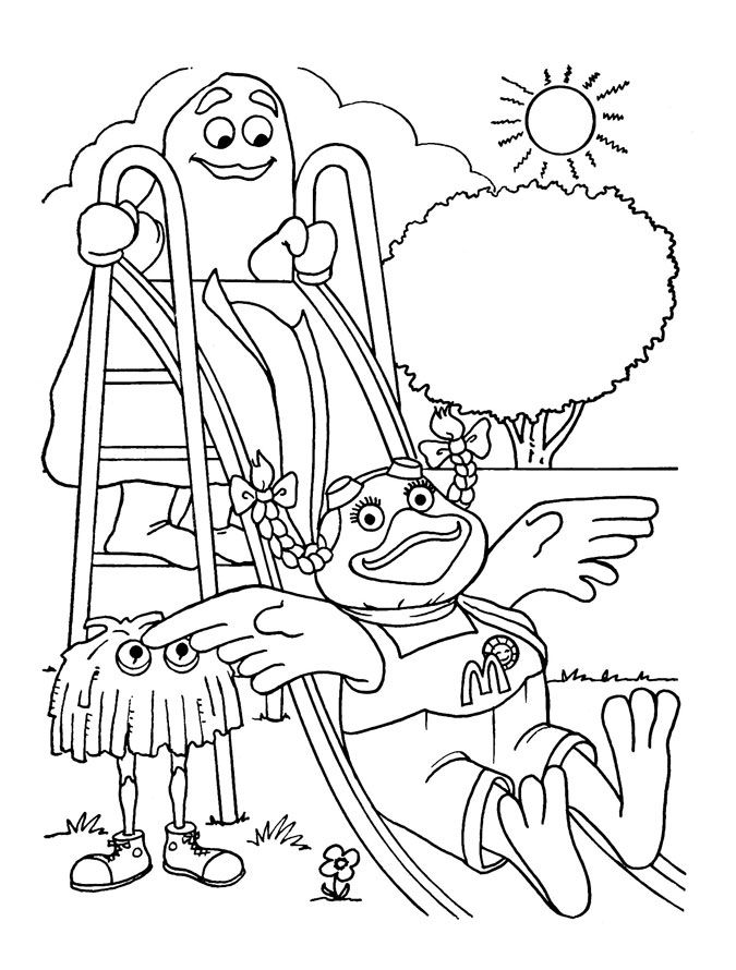 Ronald mcdonald coloring pages coloring books at retro reprints