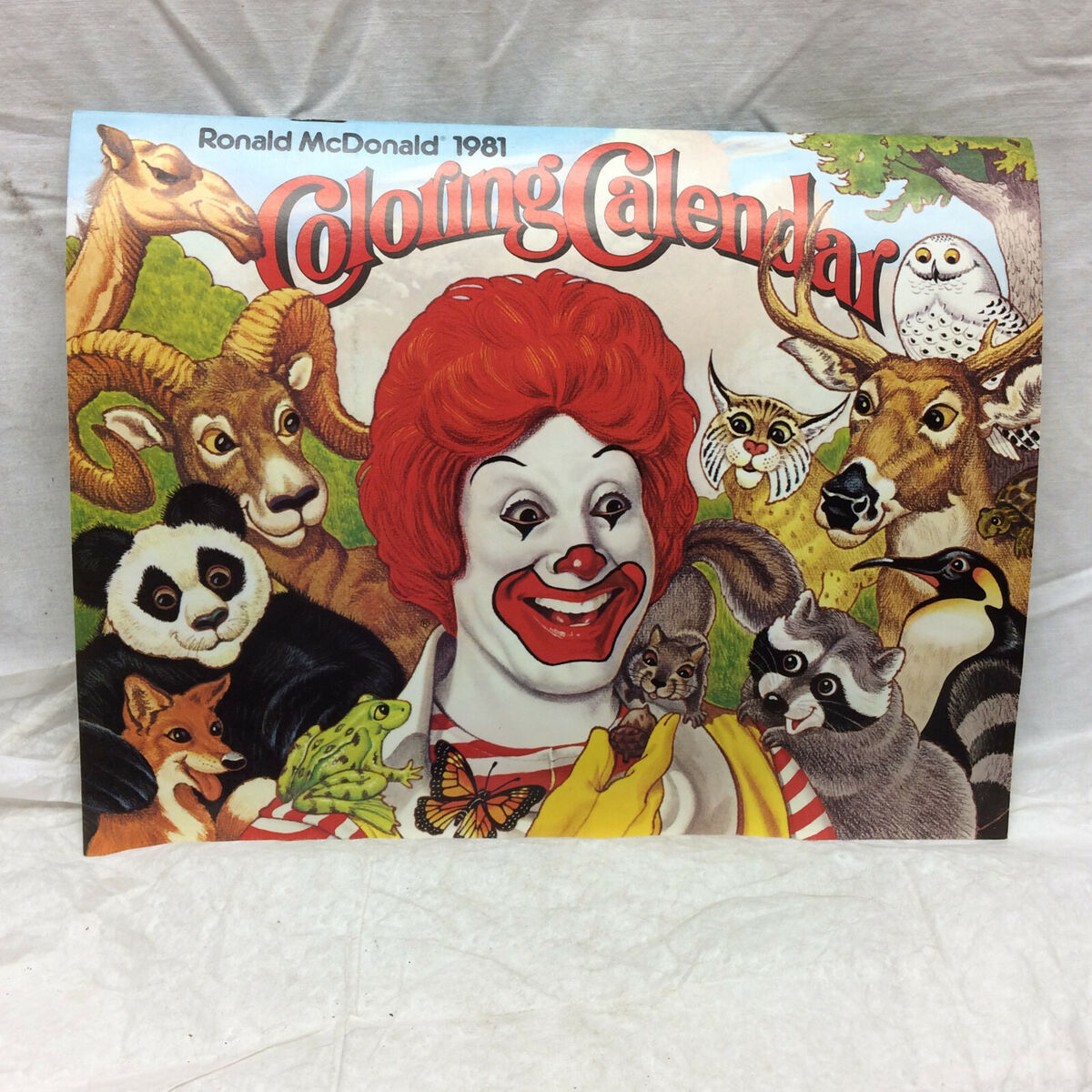 Mcdonalds calendar coloring pages